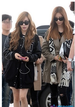韓国アイドル「空港ファッション」少女時代ティファニーの画像.jpg